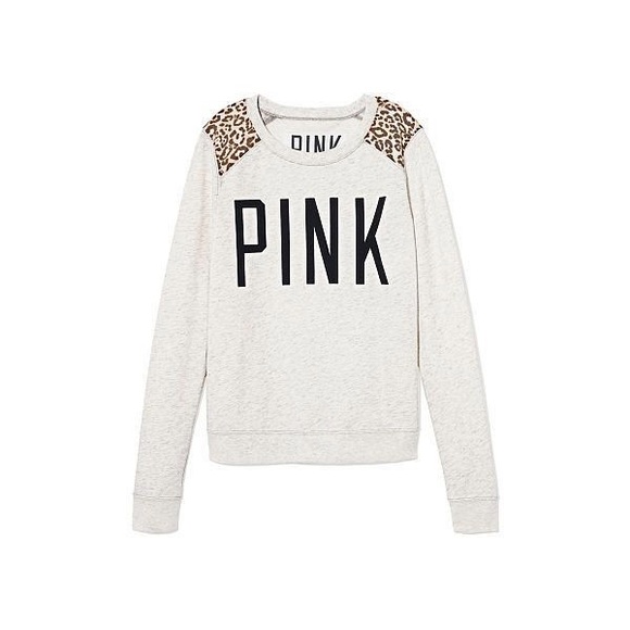 PINK Victoria's Secret Tops - Victoria's Secret PINK crew neck sweatshirt